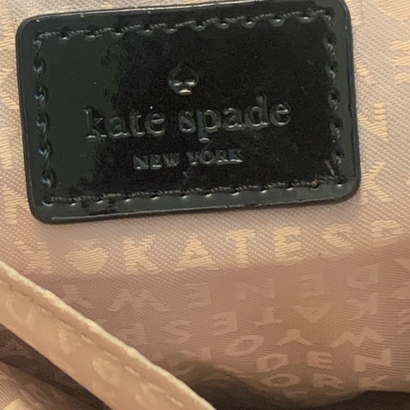 Kate Spade Harmony Metro Black Patent Leather Zipper Tote Shoulder Handbag Purse - Picture 4 of 11